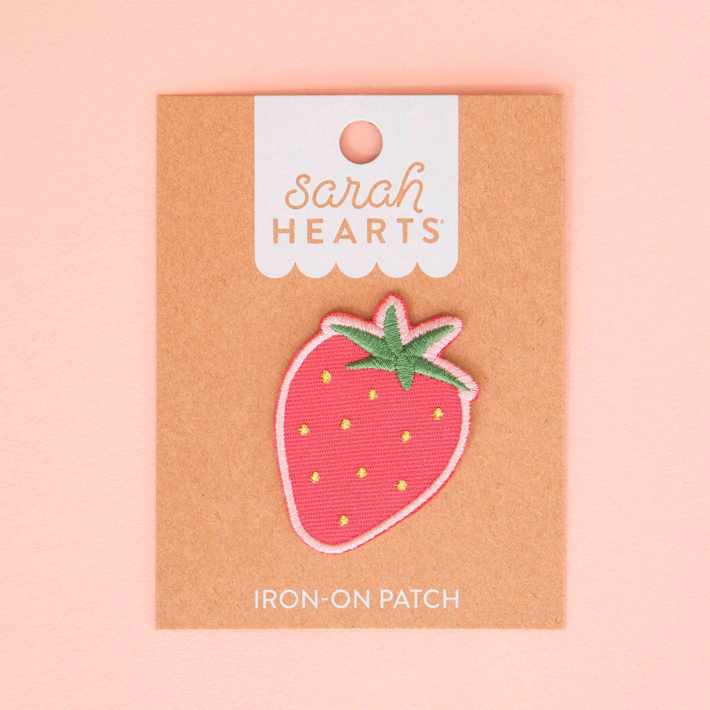 Strawberry Iron-on Patch from Sarah Hearts