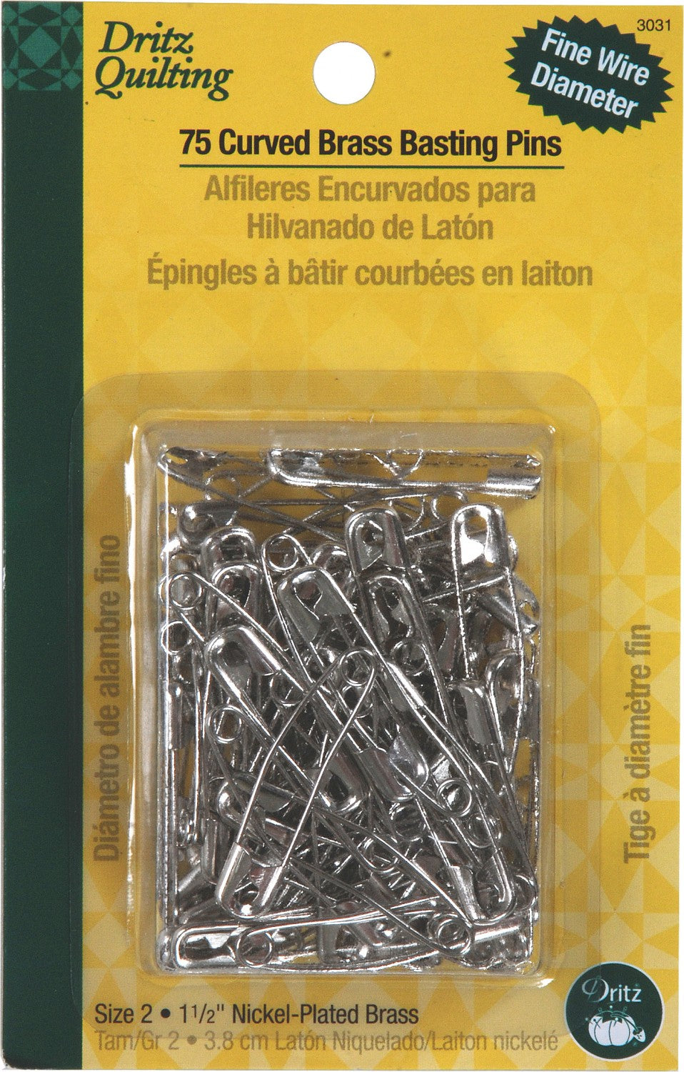 Dritz Curved Basting Pins
