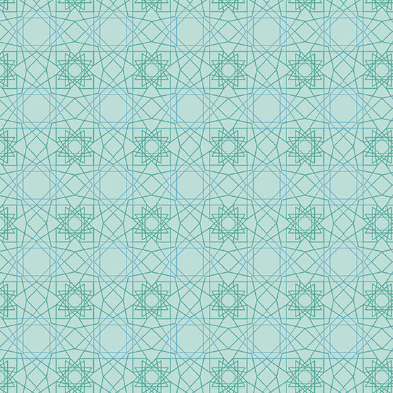 AQUAMARINE, Rattan, Astrologika by Eye Candy Quilts