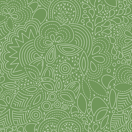 PICKLE Stitched from Century Prints - Hopscotch by Alison Glass, Andover