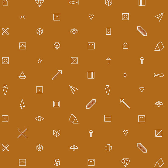 GINGER Trinkets from Century Prints - Hopscotch by Alison Glass, Andover