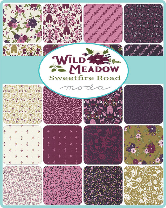 Fat Quarter Bundle, Wild Meadow by Sweetfire Road