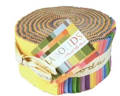 30s Pastels - Bella Solids Jelly Roll - 9900JJR 930
