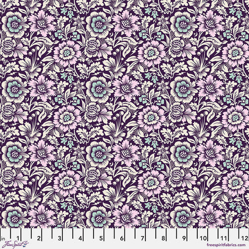 NERIUM Mini Spider Blossom from Nightshade Déjà Vu by Tula Pink