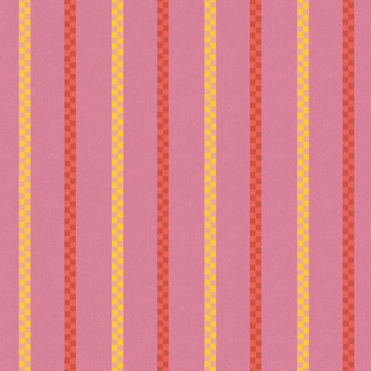 Daisy Matinee from Warp & Weft Honey by Alexia Marcelle Abegg, Ruby Star