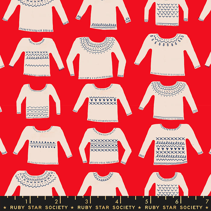 DARK RUBY, My Favorite Sweater, Jolly Darlings Collaborative Collection by Ruby Star Society