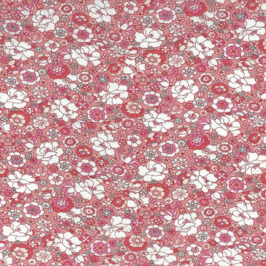 PINK Floral 4B, Flownny I Lawn from KOKKA