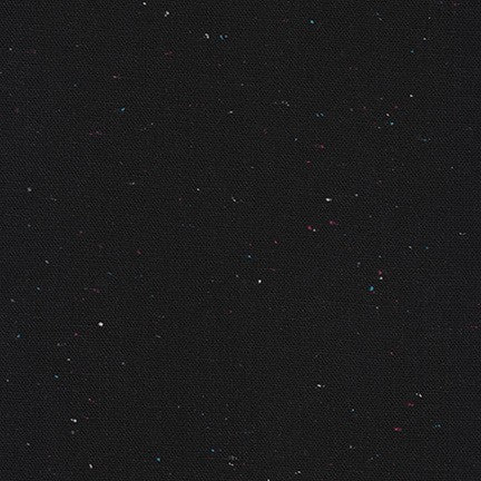 BLACK Essex Speckle Yarn Dyed Linen/Cotton Blend