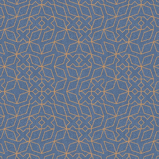 WASHED METALLIC Stitch, Almost Blue by Libs Elliott, Andover