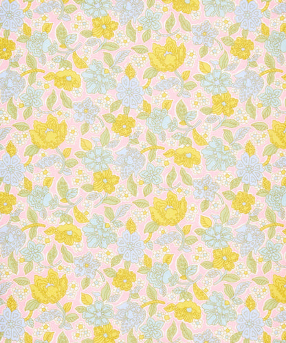 YELLOW Floral Ovation 100% Tana Cotton Lawn by Liberty of London Fabrics
