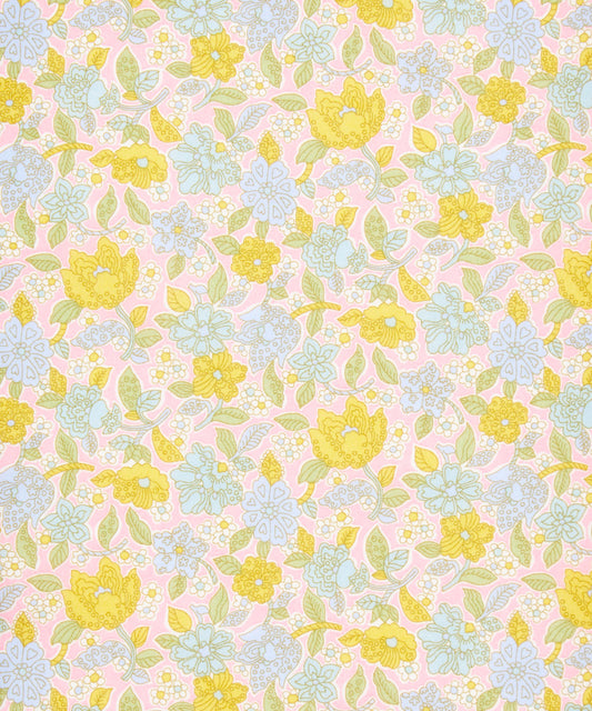 YELLOW Floral Ovation 100% Tana Cotton Lawn by Liberty of London Fabrics