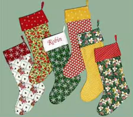 Christmas Stockings Pattern from Brookshier Design Studio