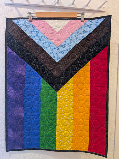 Pride Flag Quilt Kit made by Beehive Craft Studio