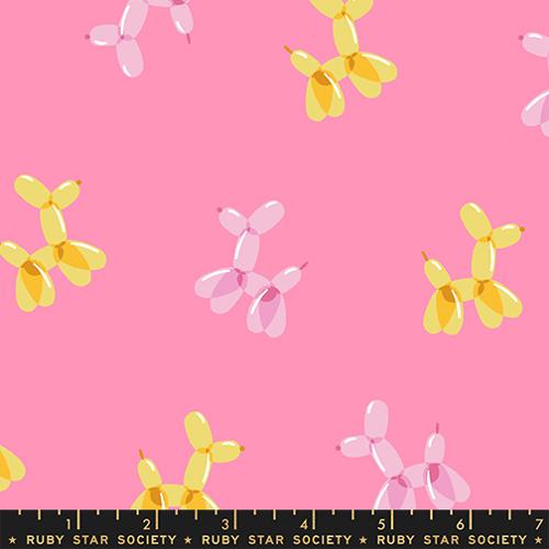 *Preorder* LUCKY PINK Balloon Doggie, Float by Rashida Coleman Hale for Ruby Star Society