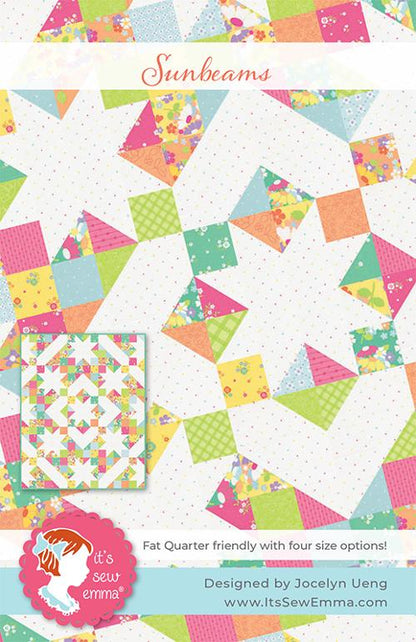 Sunbeams Quilt Pattern designed by Jocelyn Ueng for It's Sew Emma