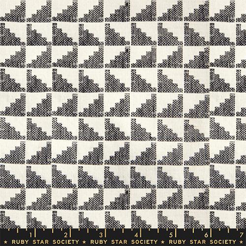 *Preorder* BLACK Polka, Warp and Weft Daisy Days by Alexia Abegg for Ruby Star Society
