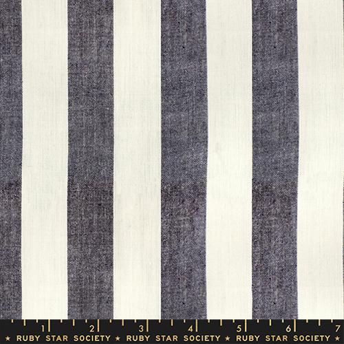 *Preorder* BLACK Clothesline Stripe, Warp and Weft Daisy Days by Alexia Abegg for Ruby Star Society