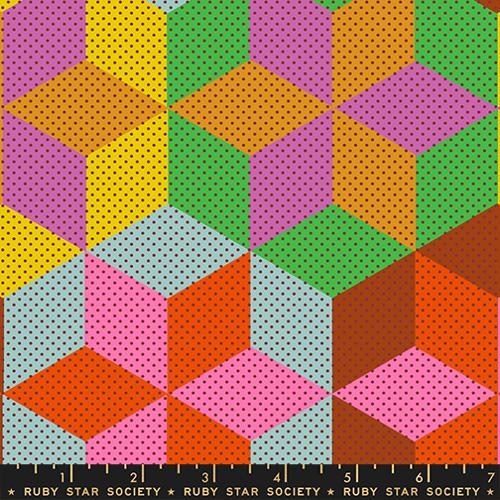 *Preorder* PINK Star Cheater Patchwork, Daisy Days by Alexia Abegg for Ruby Star Society