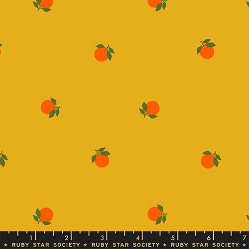 *Preorder* GOLDENROD Tangerines, Sparkle Shopper by Melody Miller for Ruby Star Society