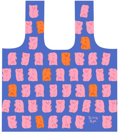 Pocket Shopper Gummy Bear by Kimberly Kight for Ruby Star Society