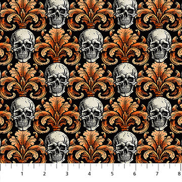 Life of the Party, Haunted Hollow by Patrick Lose for Northcott Fabrics