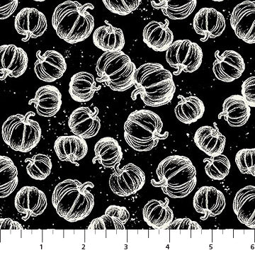 Pumpkin Toss, Haunted Hollow by Patrick Lose for Northcott Fabrics