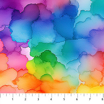 MULTI Cloudy Wash, Radiant Rhapsody by Patrick Lose for Northcott Fabrics