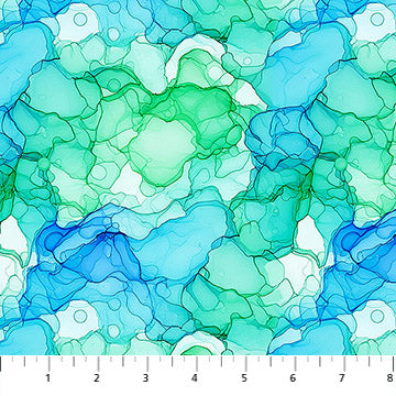 COOL Aquatic, Radiant Rhapsody by Patrick Lose for Northcott Fabrics