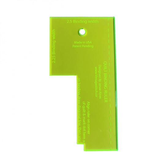 Quilt Binding Ruler from Vintage Stitch by Jenae Alves