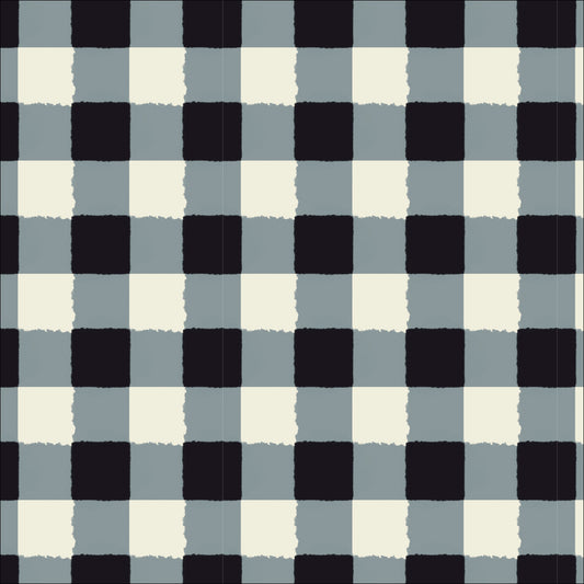 PICNIC GINGHAM Double Gauze, Canyon Blooms collection by Cloud 9 Fabrics