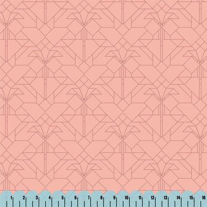 DESERT Coonley Tulip 108″ Wideback By Frank Lloyd Wright for Cloud9 Organic Cotton