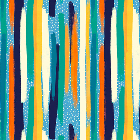 BLUE Brush Strokes, Mingle by Quilting Treasures