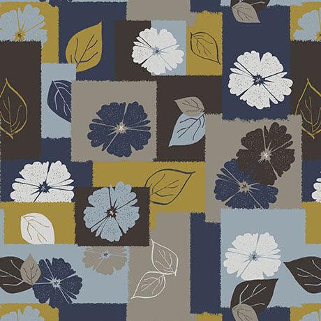 MULTI Floral Collage, Modern Refinement by QT Fabrics