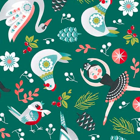 JADE Characters, 12 Days of Christmas by QT Fabrics