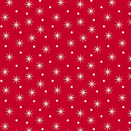 RED Stars, 12 Days of Christmas by QT Fabrics