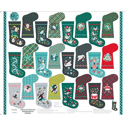 12 Days of Christmas Box Sewing Kit by QT Fabrics