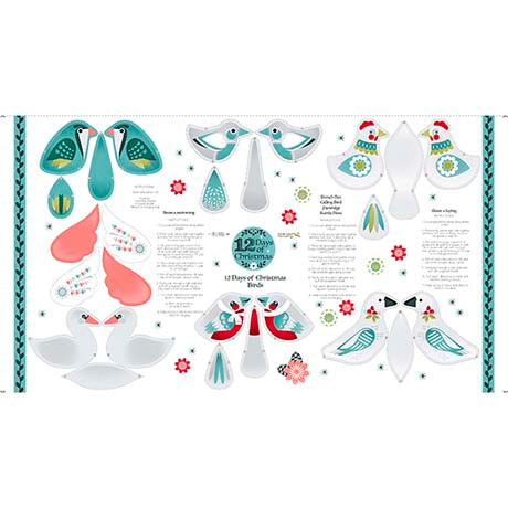 12 Days of Christmas Box Sewing Kit by QT Fabrics