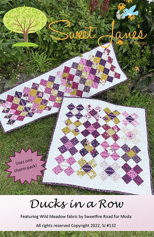 Ducks in a Row Table Runner pattern by Sweet Jane's Quilting and Design