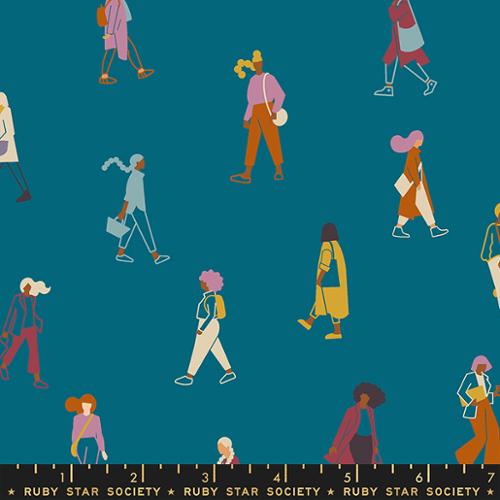 TEAL, I'm Busy from To and Fro by Rashida Coleman-Hale for Ruby Star Society