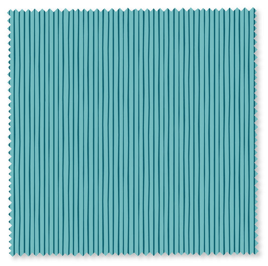 TEAL Rows, Felicity Basics by Felicity Fabrics