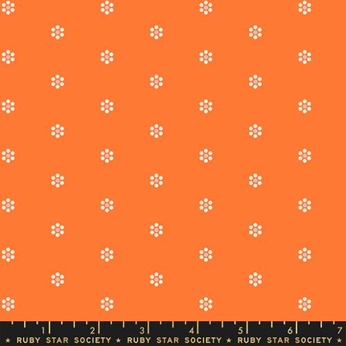 ORANGE Tiny Blooms From Rise and Shine by Melody Miller for Ruby Star Society