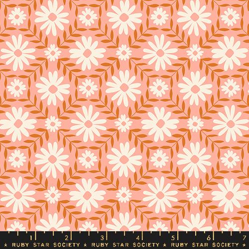 BASHFUL Floral Endpaper From Endpaper by Jen Hewett for Ruby Star Society