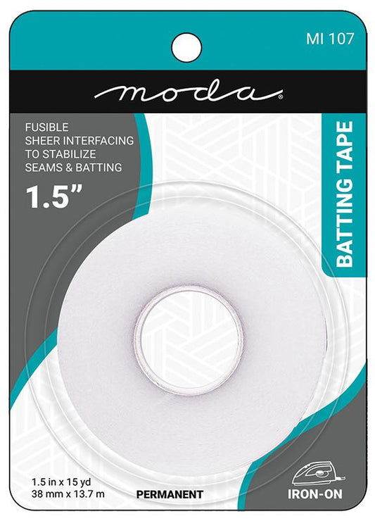 Batting Tape Fusible Non Woven 1.5" x 15 yards