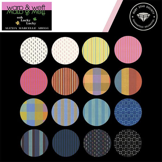 5" Charm Pack of Warp & Weft Ooh Lucky Lucky by Alexia Marcelle Abegg for Ruby Star Society