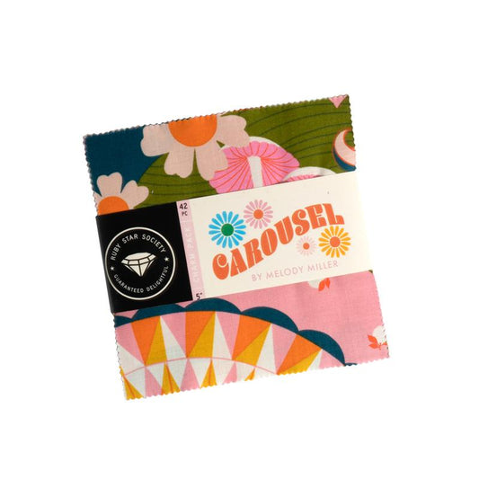 5" Charm Pack of Carousel by Melody Miller for Ruby Star Society Fabrics