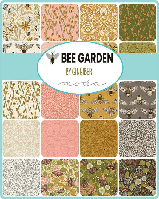 5" Charm Pack of Bee Garden by Gingiber for Moda Fabrics