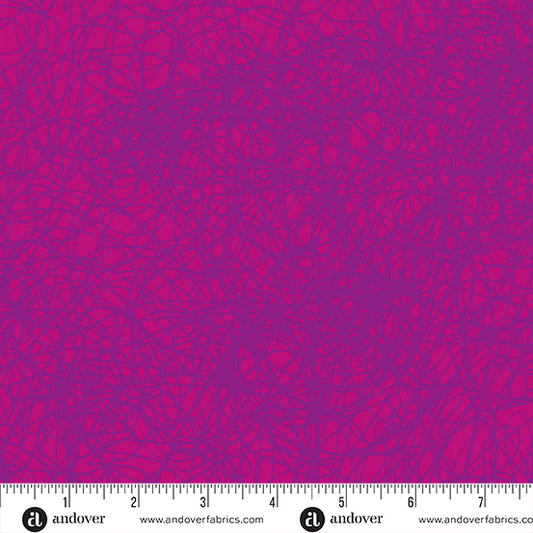 MAGENTA Entropy from Sun Print Textures by Alison Glass for Andover