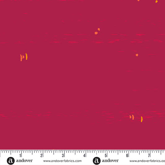 CRIMSON Canvas from Sun Print Textures by Alison Glass for Andover