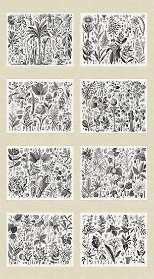 Encyclopedia Terrestria 23 x 44 Panel by Suite 1500 for Andover Fabrics