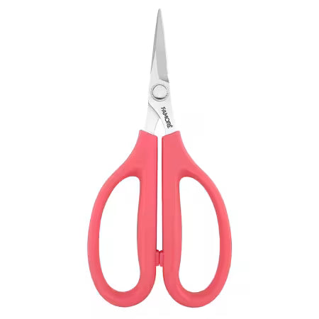 Famore Very Sharp Scissor with Large Pink Comfort Handles